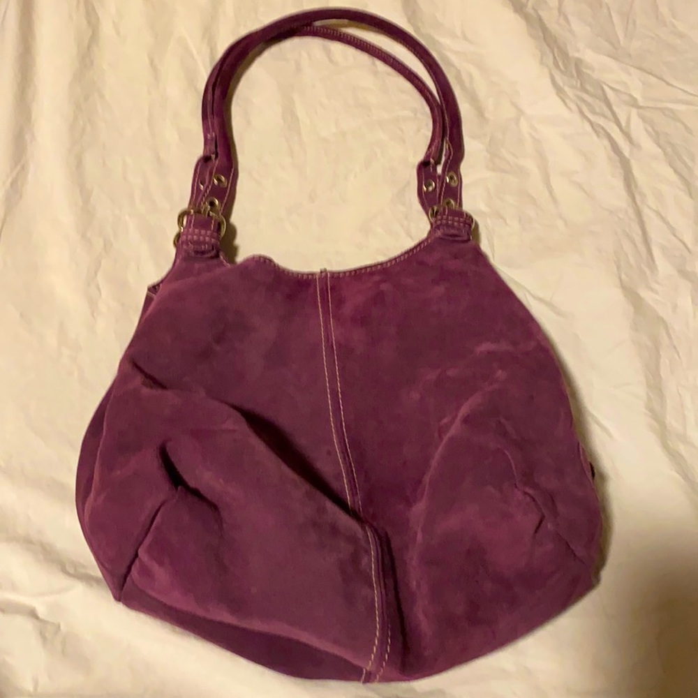 purple bag made by CEONI in Italy